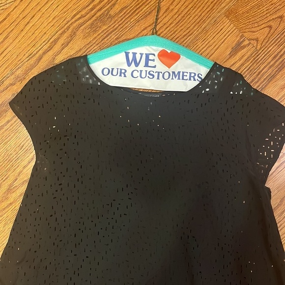 Eileen Fisher Woman’s Black Silk Top Size S - Picture 2 of 6